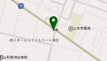 メナード山形第一販社の地図画像