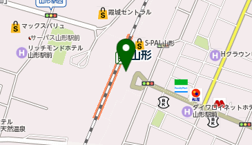 ファンケルハウス山形店の地図画像