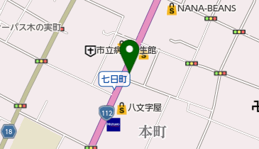 こまつや呉服店の地図画像