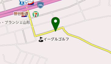 菅井自動車車体の地図画像