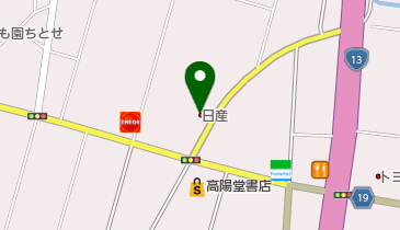 山形日産自動車株式会社 大野目店の地図画像