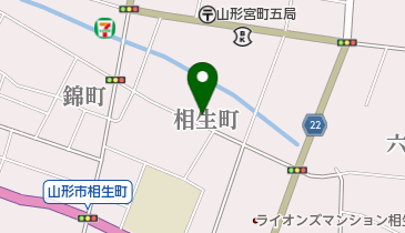 有限会社山形塗販の地図画像