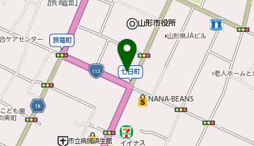 東北タオル店の地図画像