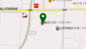 山形市総合スポーツセンター 屋内プールの地図画像