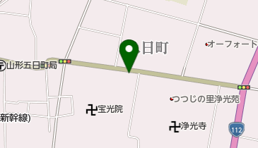 おこめ亭浦山の地図画像