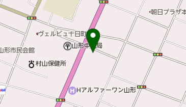 山形県生命保険協会の地図画像