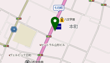 山形県民共済生活協同組合の地図画像