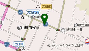 ジェトロ山形貿易情報センターの地図画像
