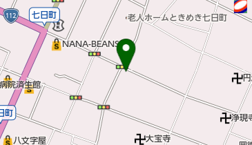 メガネハチヤの地図画像