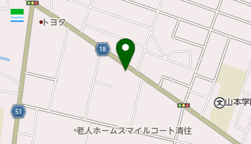 らぁふファクトリーの地図画像