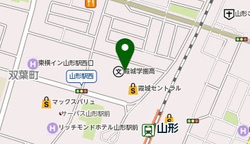 山形県すまい情報センター 県営住宅・特優賃の地図画像