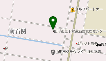 山形市役所 上下水道部の地図画像