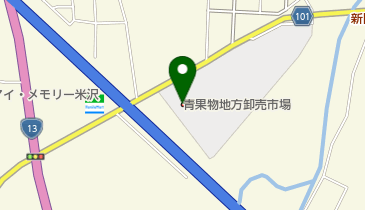 米沢青果株式会社の地図画像