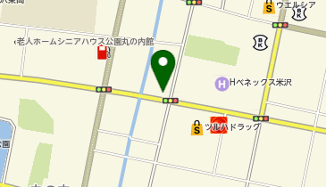 ジェイムズ英会話米沢校の地図画像