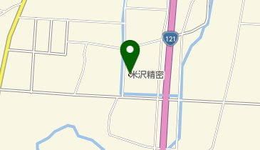 米沢精密株式会社の地図画像