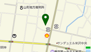 米沢商工会議所の地図画像