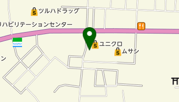 共立社コープよねざわの地図画像