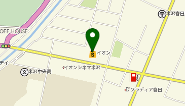 スタジオアリスイオン米沢店の地図画像