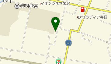 米沢牛肉の上杉の地図画像