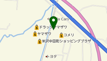 米沢信用金庫 中田支店の地図画像