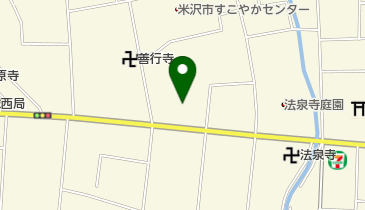 米沢ヤクルト販売株式会社 夢スタジオ 西大通店の地図画像