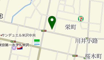 田中理容店の地図画像