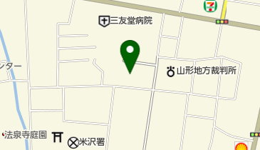 米沢拘置支所の地図画像