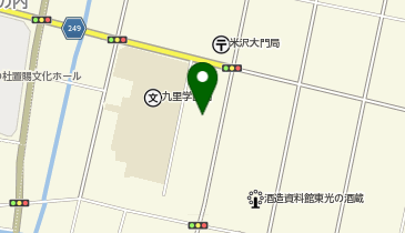 米沢税務署の地図画像