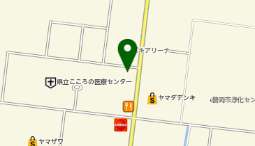 ファッションワールドニシムラ鶴岡店の地図画像