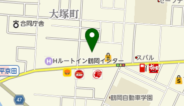 家具のダイワの地図画像