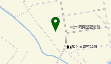 松ヶ岡開墾場の地図画像