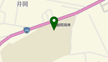 鶴岡工業高等専門学校 校長室の地図画像