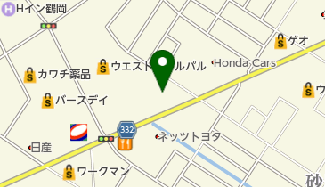 荘内電材株式会社の地図画像