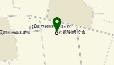 櫛引学校給食センターの地図画像