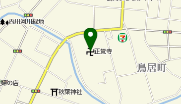 正覚寺の地図画像