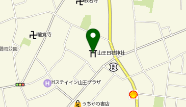 山王日枝神社の地図画像