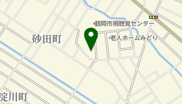 鶴岡市 第六学区コミュニティ防災センターの地図画像