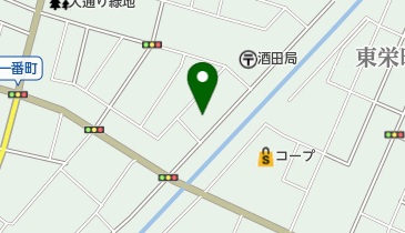 酒田ルーテル同胞教会の地図画像