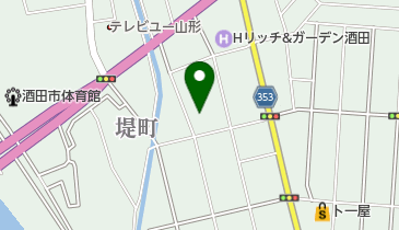 日本キリスト教団酒田暁星教会の地図画像