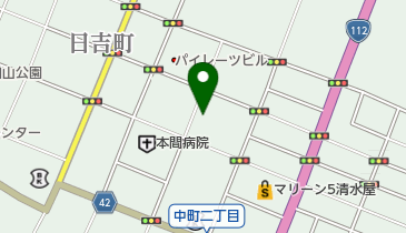 高橋ドライクリーニングの地図画像