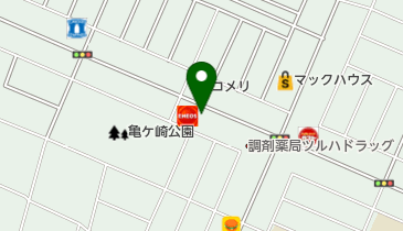 化粧品の店ゆみの地図画像