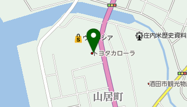 トヨタカローラ山形株式会社 山居町店の地図画像