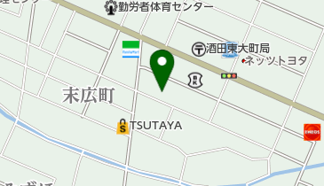 肉の堀の地図画像