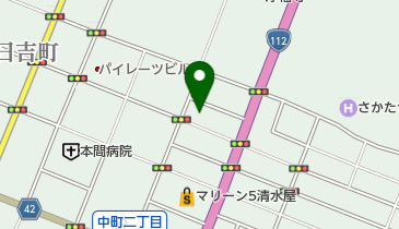 有限会社今野花店の地図画像