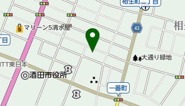 仏壇のさとうの地図画像