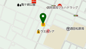ピザハット酒田店の地図画像