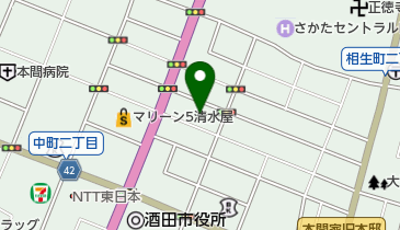 越之屋時計眼鏡店の地図画像