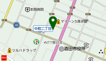 てぶくろホールの地図画像