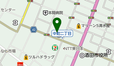 フコク生命酒田営業所の地図画像