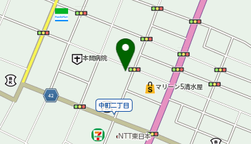 港屋時計店の地図画像